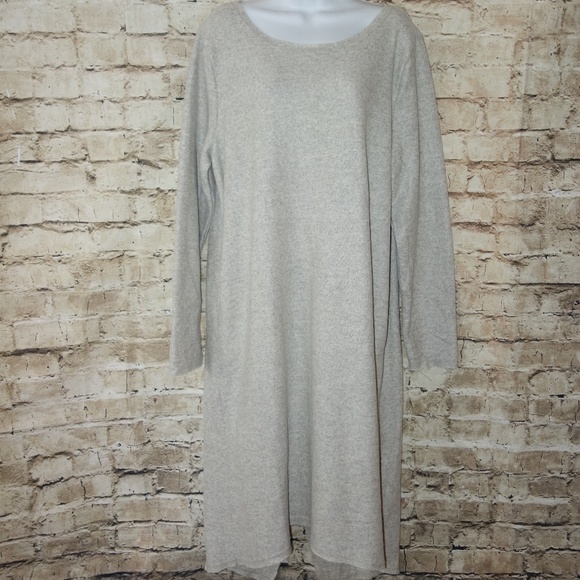 Anthropologie MOTH Dresses & Skirts - Moth Cross Back Tunic Dress XL Gray